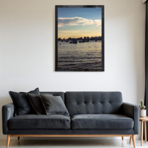 Quadro 50×70 Barcos na Praia